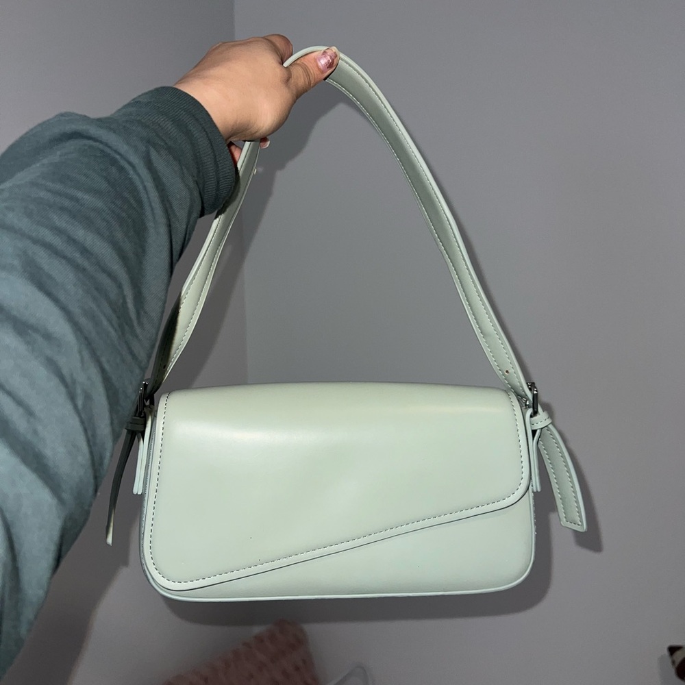 Zara Light Green Shoulder Bag